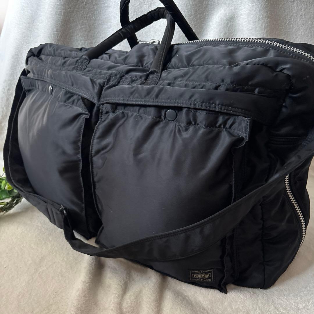 レア✨美品 ✨大容量 ポーター タンカー ボストンバック 2WAY 黒