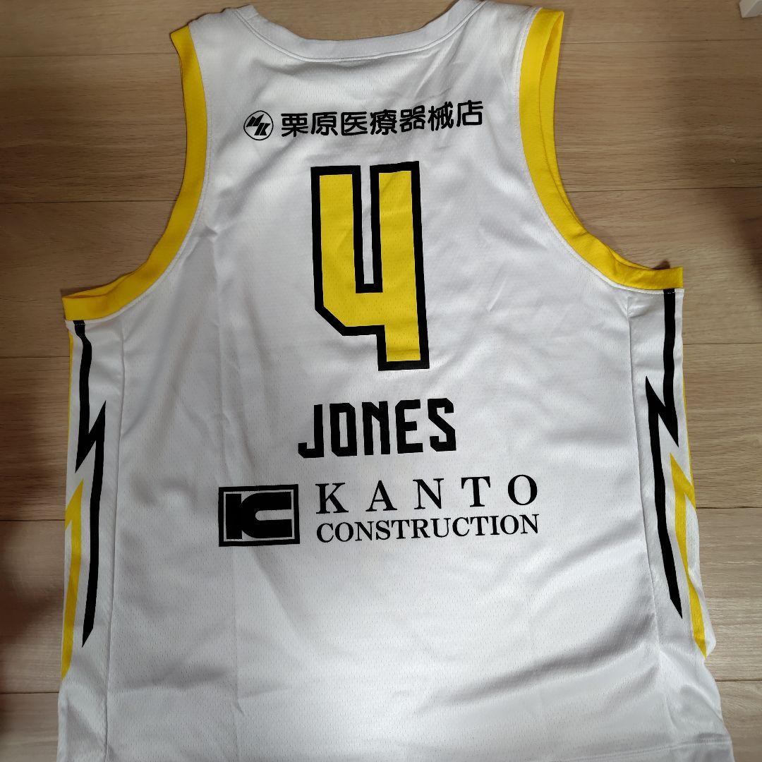 群馬クレインサンダーズ　トレイジョーンズ選手　アウェイレプリカユニフォーム　XL