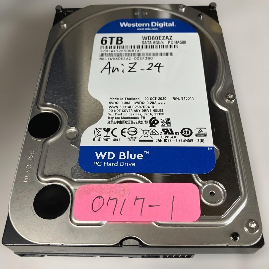 j*a様 Western Digital HDD WD60EZAZ 6TB