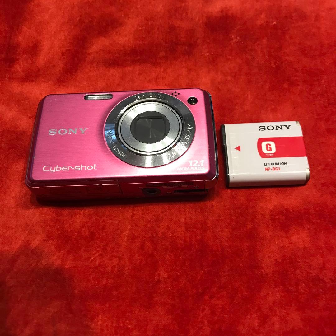 【動作確認済】SONY CyberShot DSC-W220 ピンク