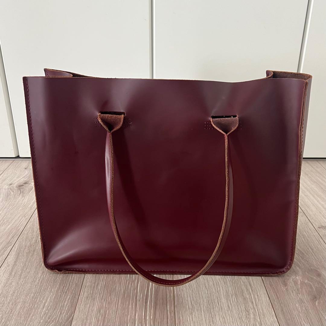 Dr.Martensレザー トートバッグ バーガンディ