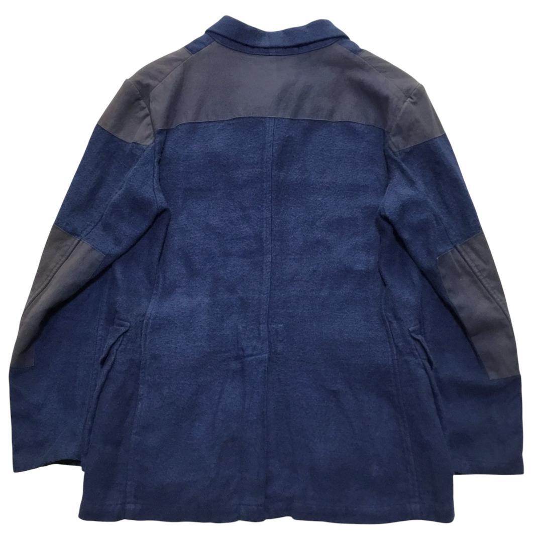 ナイジェルケーボン マロリージャケット 50 インディゴ染め 肉厚リネンコットン