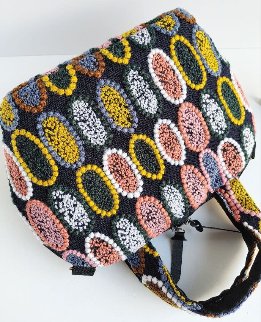 ラスト1点 ミナペルホネン 超レア ピンクミッスク ミニサイズファスナーバッグ①