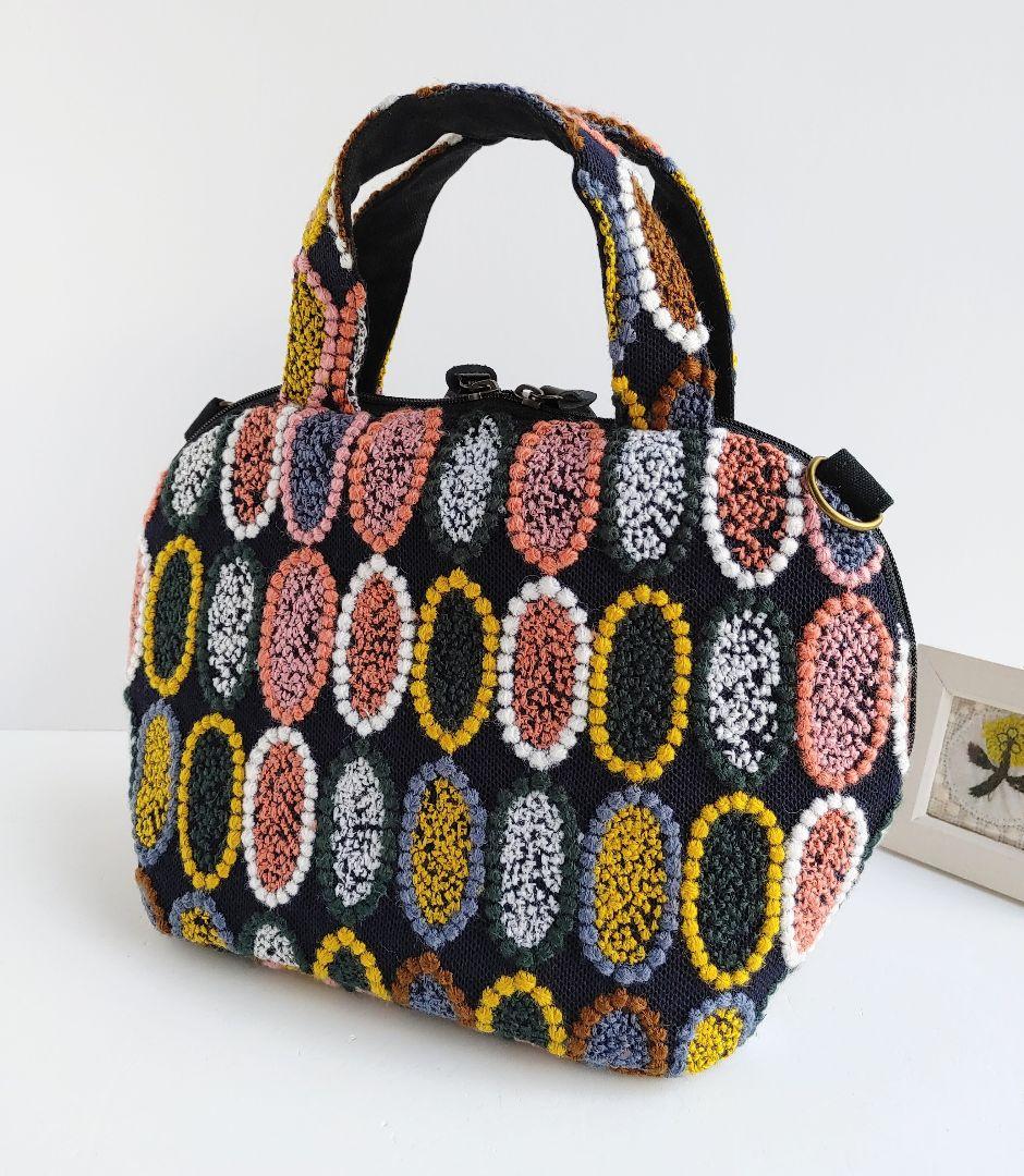 ラスト1点 ミナペルホネン 超レア ピンクミッスク ミニサイズファスナーバッグ①