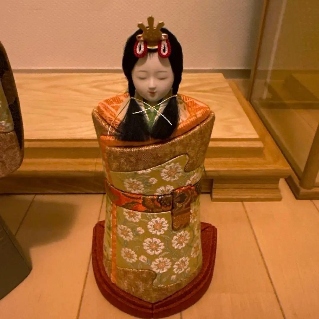 マ*ン様 雛人形 ガラスケース付き 伝統的デザイン