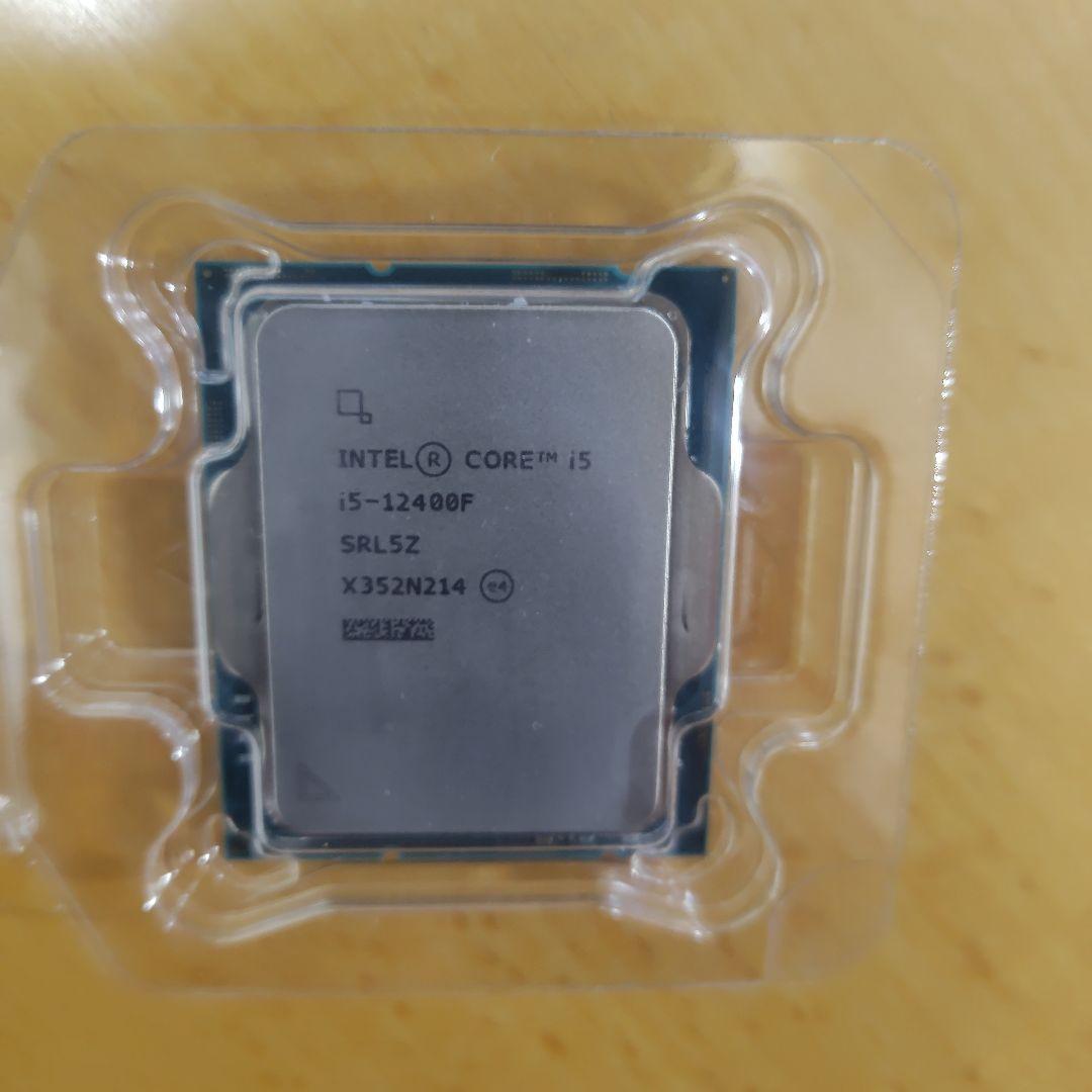 Core i5-12400F CPU LGA 1700 箱、ファンあり