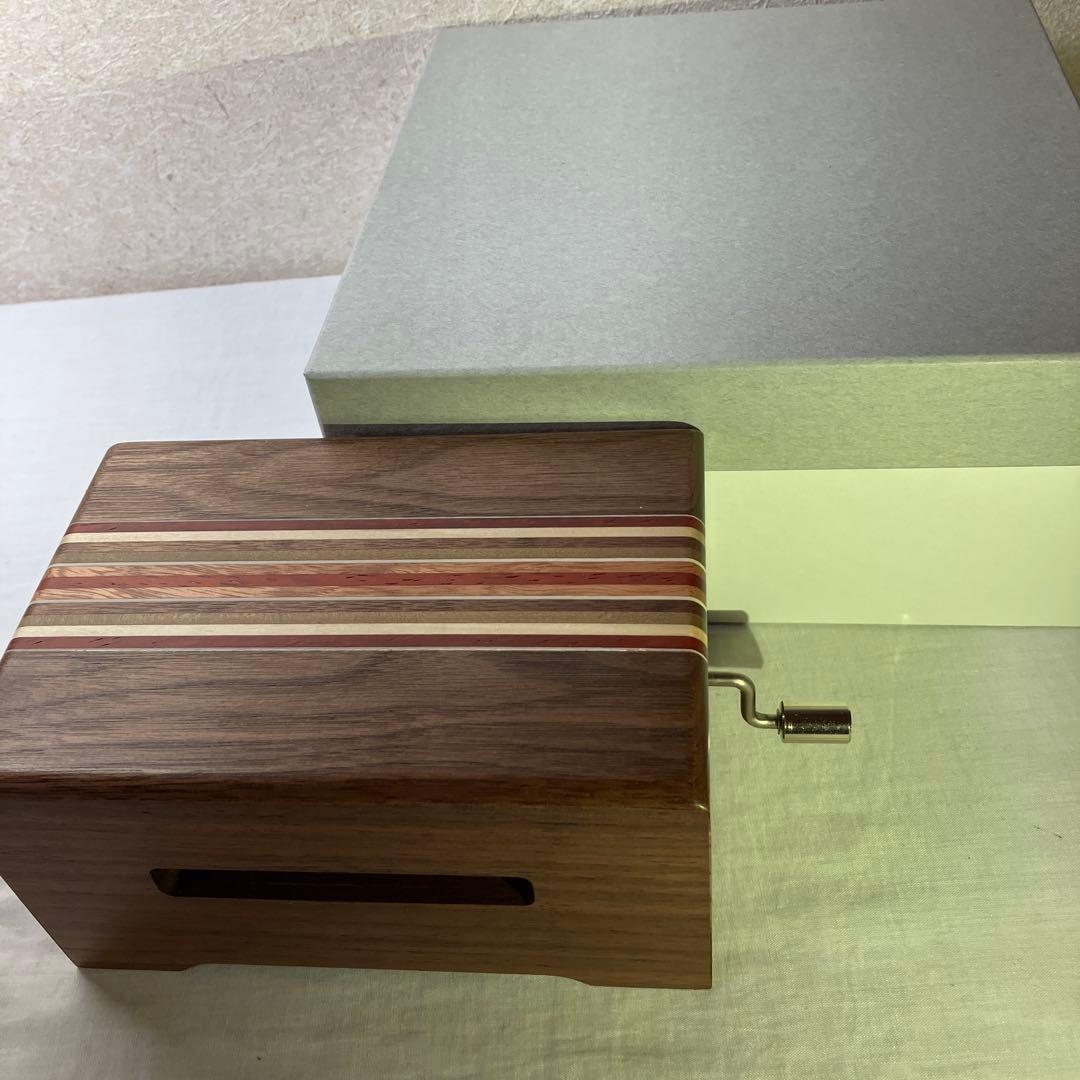 オルガニート20音 箱根山麓クラフトフジタ ウォールナット寄木ケース。