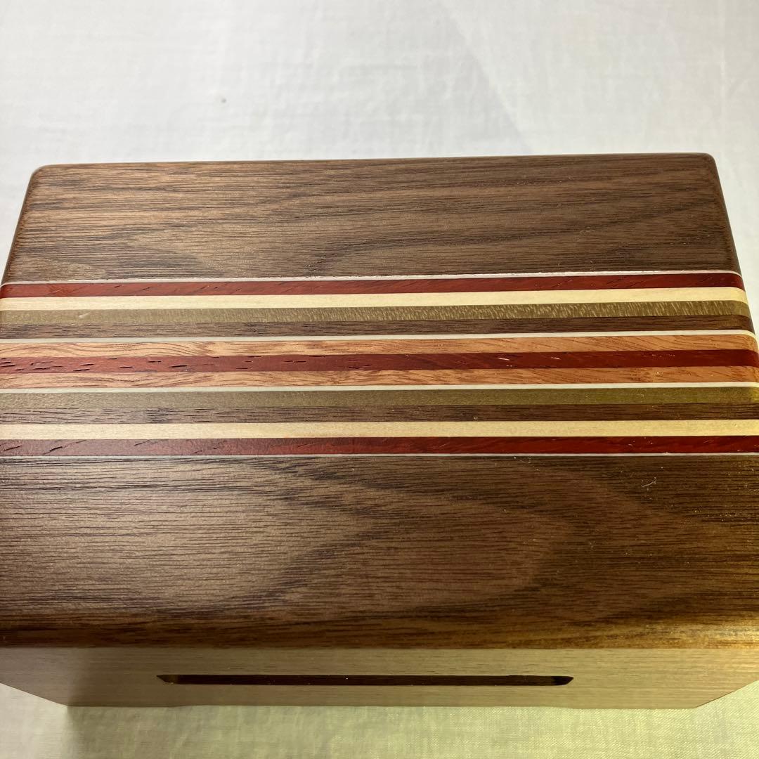 オルガニート20音 箱根山麓クラフトフジタ ウォールナット寄木ケース。