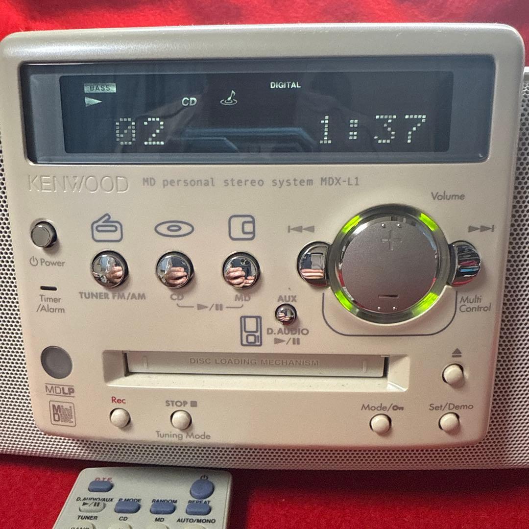 KENWOOD MDX-L1 CD・MD・ラジオコンポ