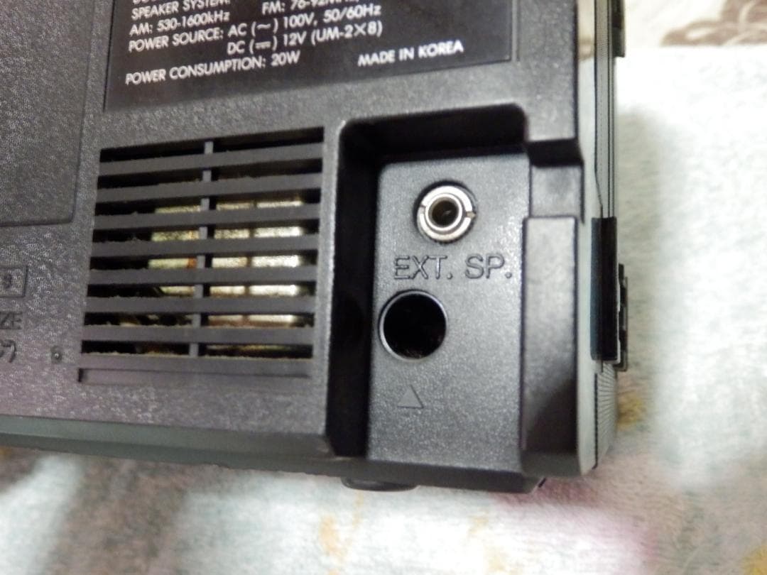 ★動作品❤️Wラジカセ❤️スピーカー★分離も可能★カセット＆ラジオ