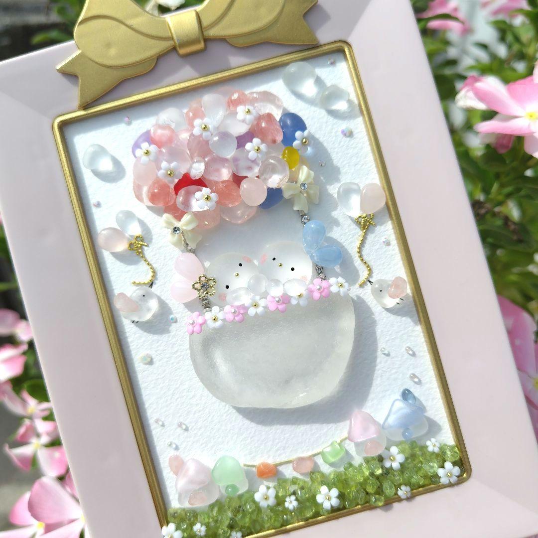 シーグラスアート『 Colorfulな気球に乗って•*¨*•.¸♬︎』