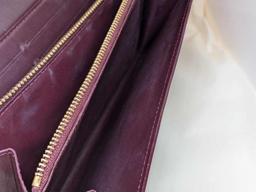 ルイヴィトン ヴェルニ 長財布 ボルドーLOUIS VUITTON モノグラム