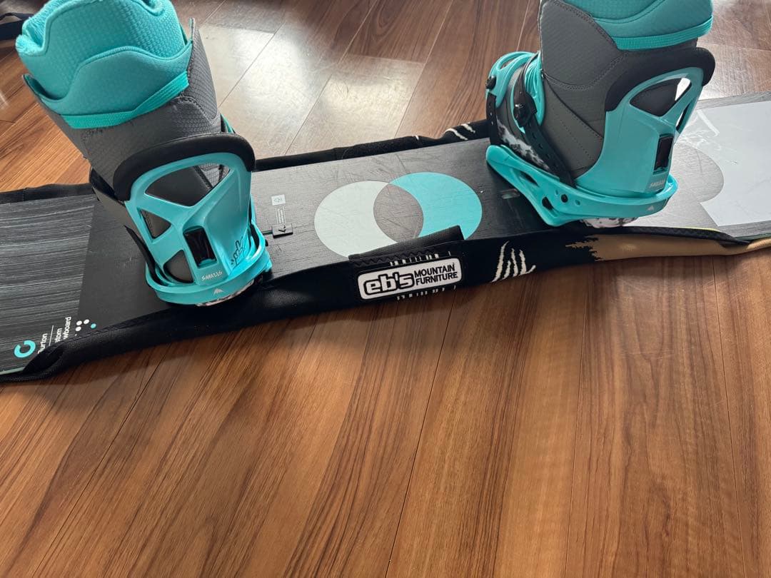 BURTON スノーボードブーツ 25.0 スカイブルー/グレー