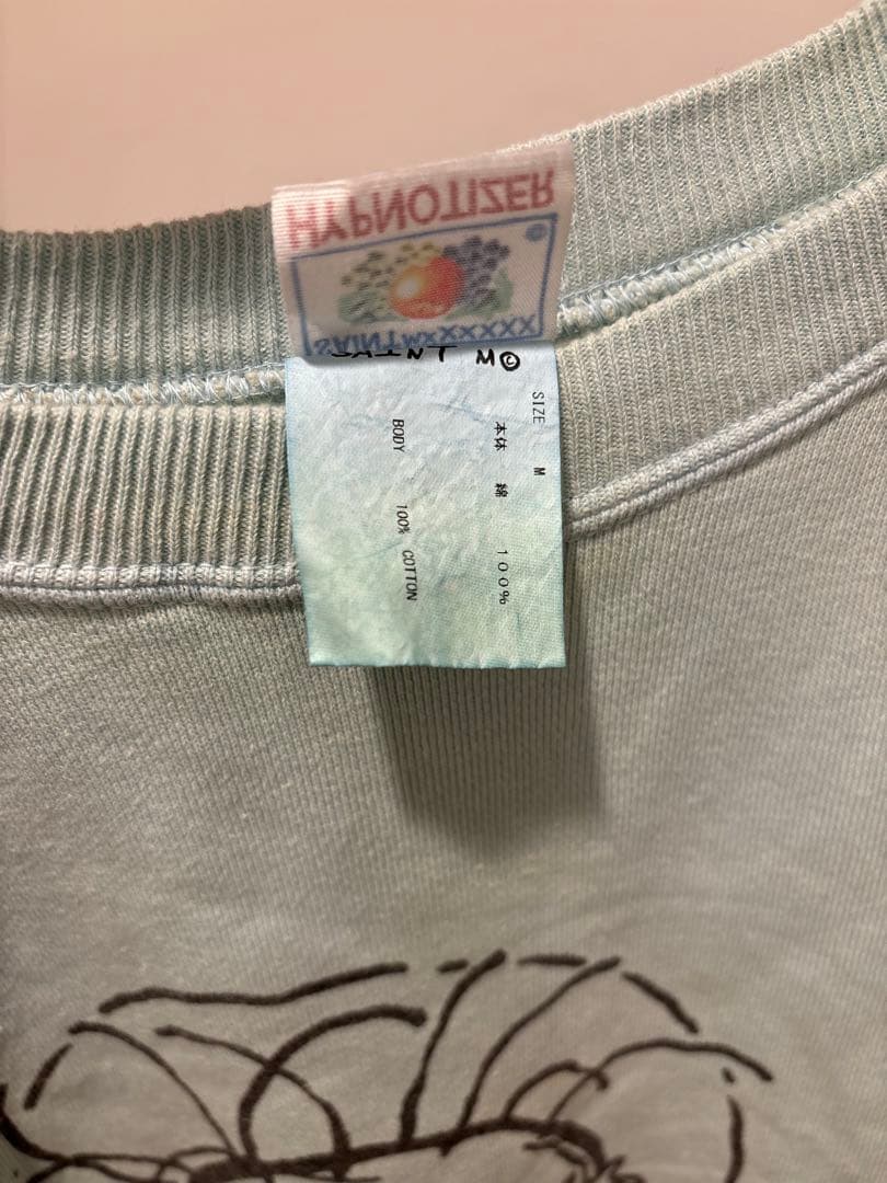 SAINT Mxxxxxx人気デザインスウェット M ライトブルー