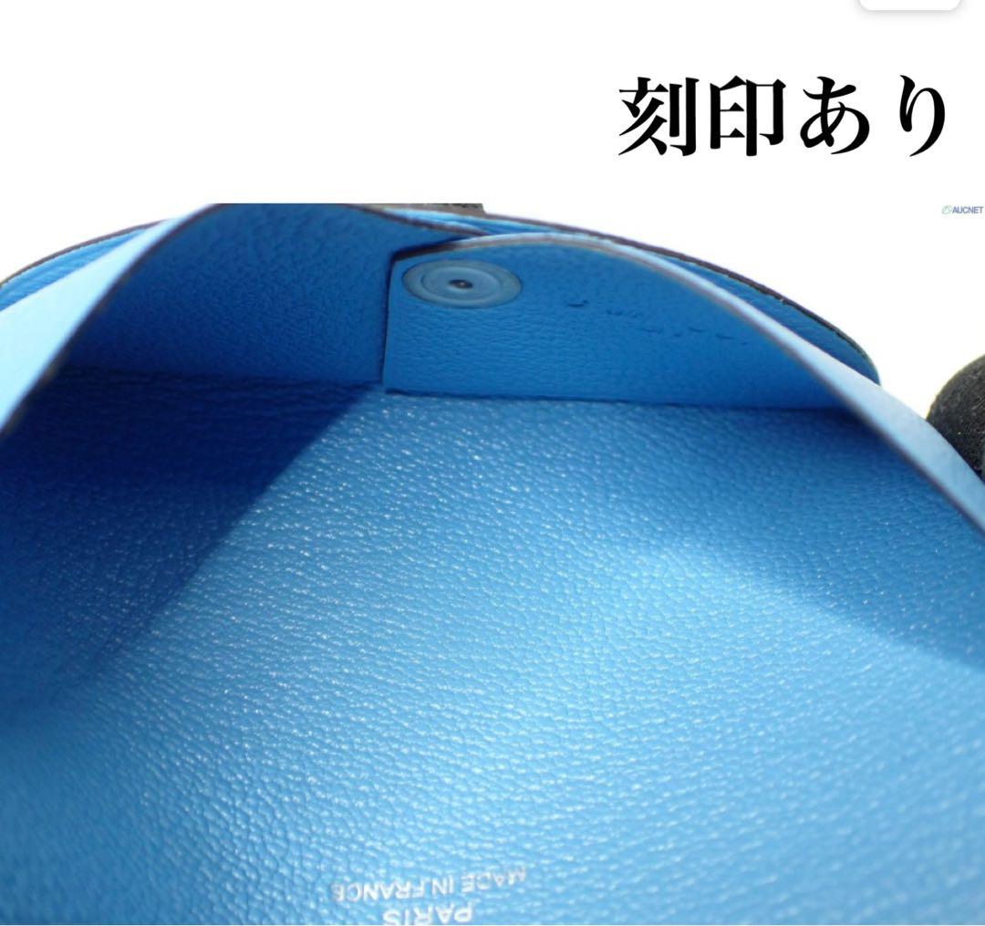 大幅に値下げ！ 未使用 エルメス カードケース カルヴィ シェブルミゾル 水色