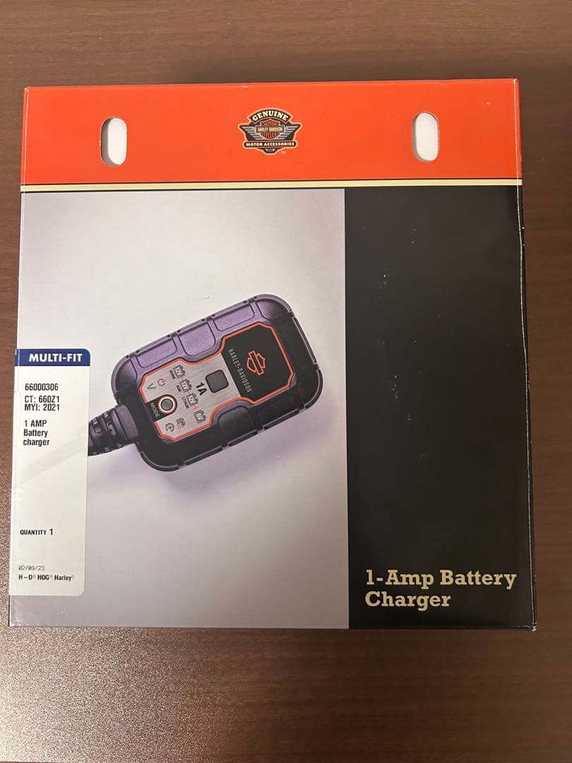 Harley-Davidson 1-Amp Battery Charger 純正