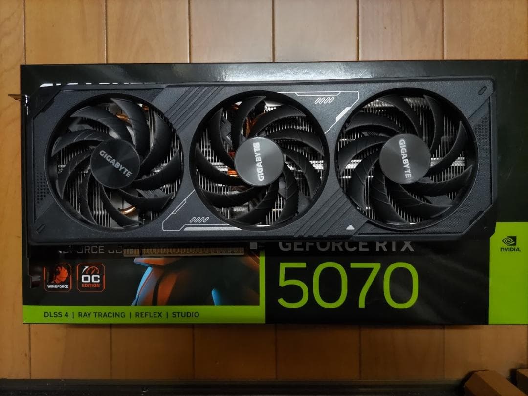 GIGABYTE RTX 5070 12GB【完動品】