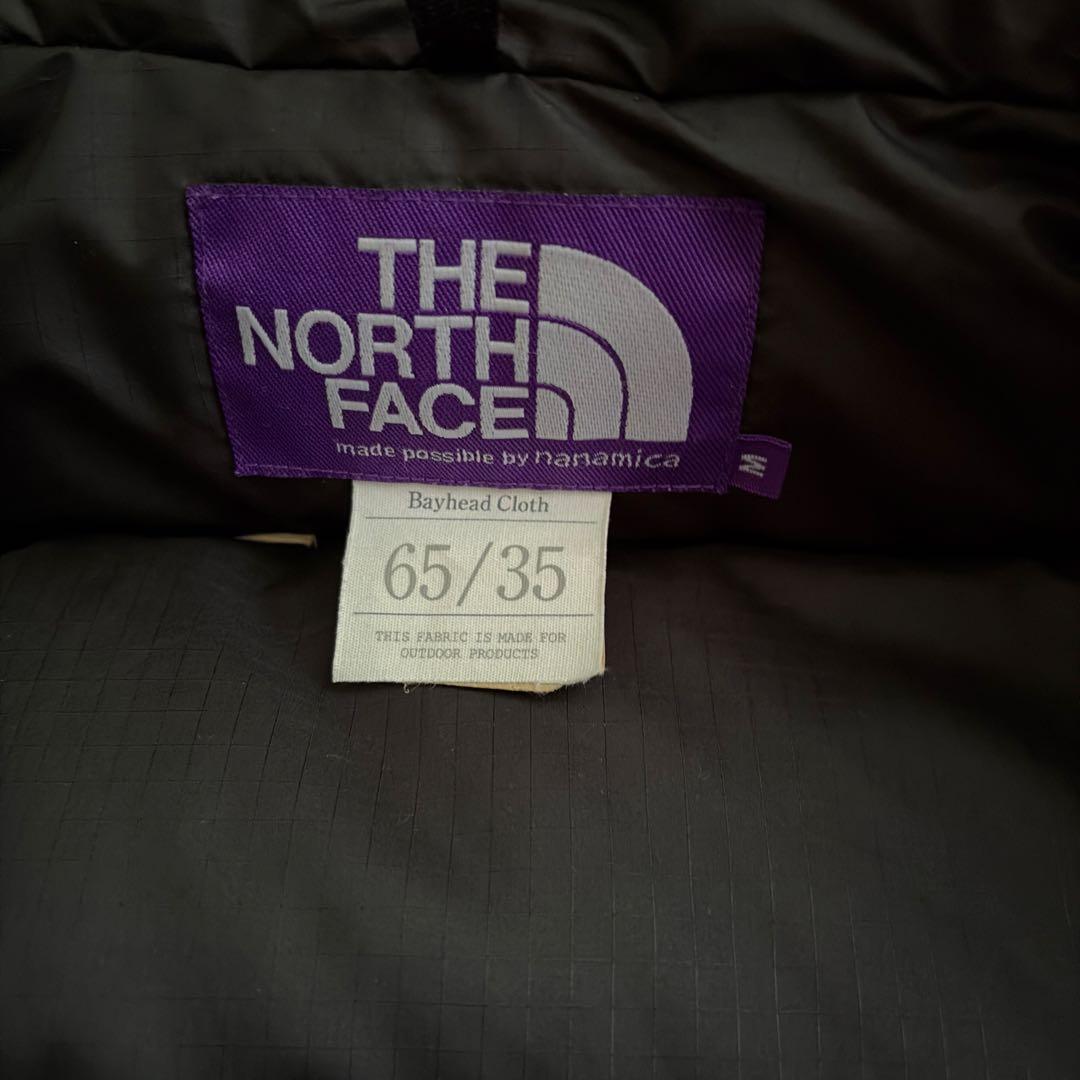 値下げ　ナナミカ　ノースフェイスパープルレーベル65/35 Short Down