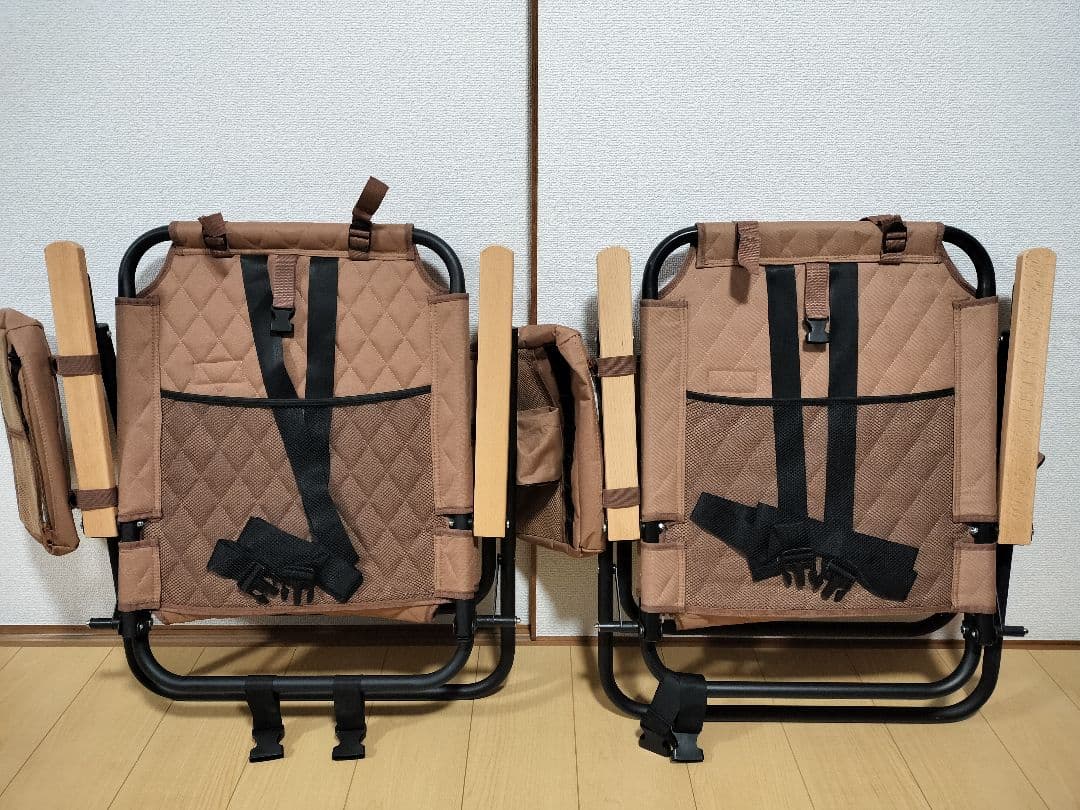 デザートフォックス 4段リクライニングチェア 2脚セット