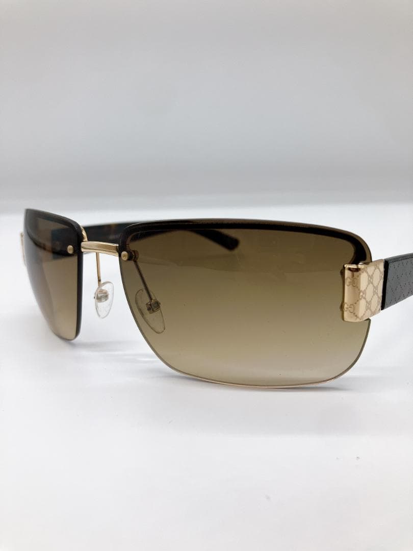 GUCCI GG1798 GG柄 サングラス クリアブラウン系