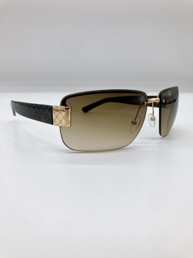 GUCCI GG1798 GG柄 サングラス クリアブラウン系