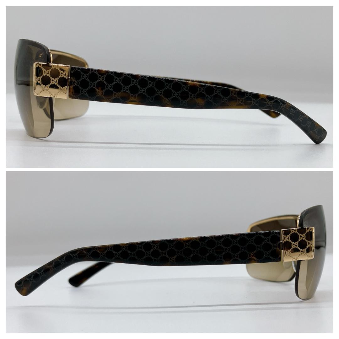GUCCI GG1798 GG柄 サングラス クリアブラウン系