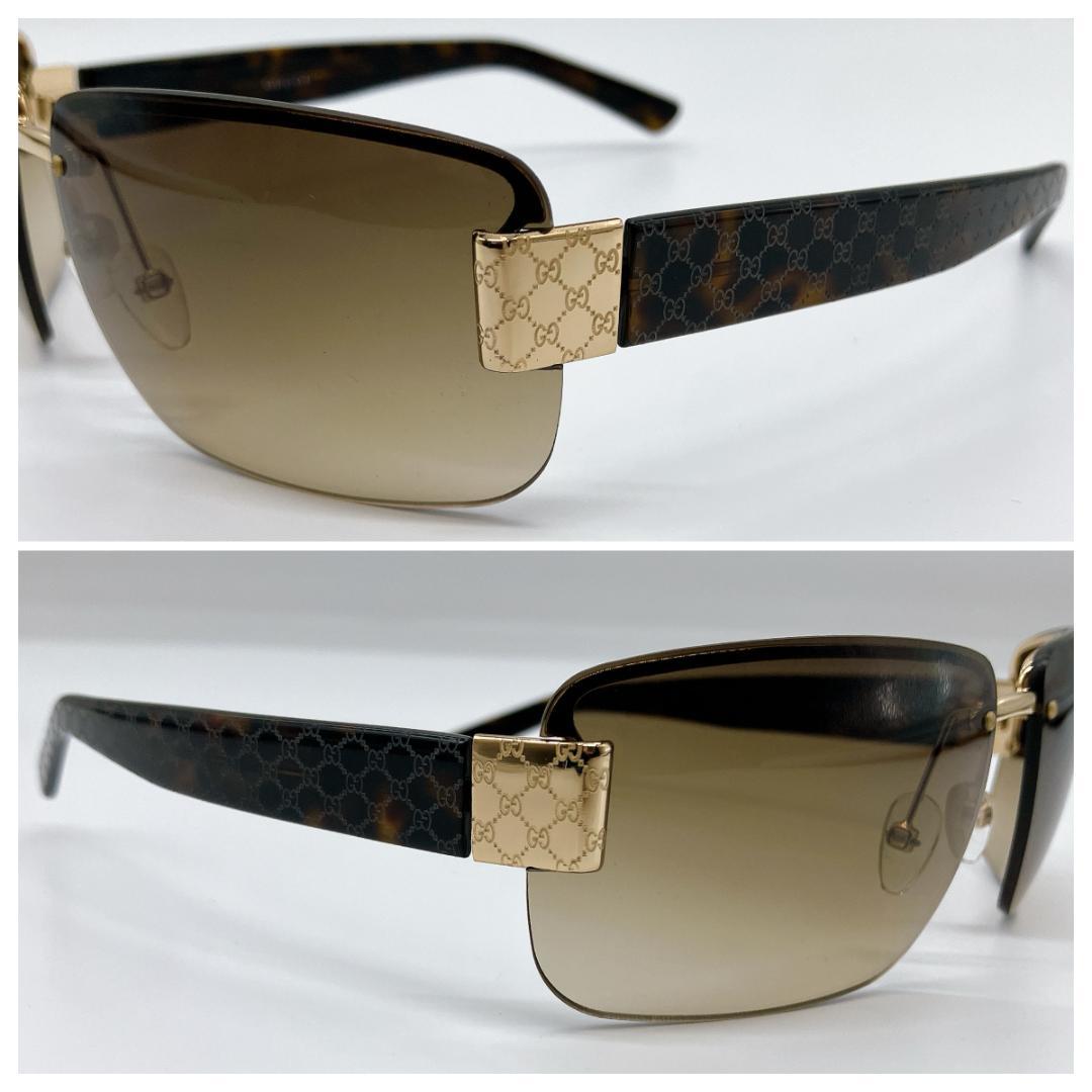 GUCCI GG1798 GG柄 サングラス クリアブラウン系