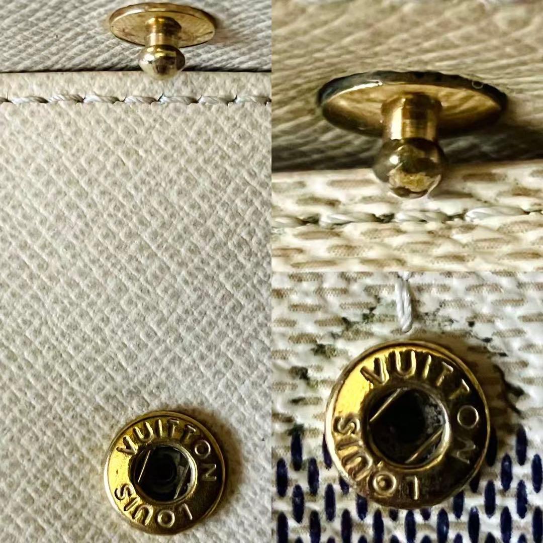 LOUIS VUlTTON ダミエアズール インターナショナル 三つ折り長財布❣️