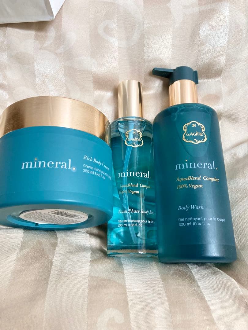新品Laline ラリン ミネラル ボディクリーム ボディソープ　ボディセラム