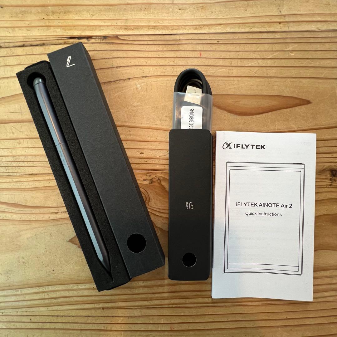 ［ほぼ新品］iFLYTEK AINOTE Air2 純正カバー付き