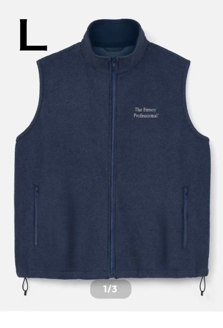 トップス THE ENNOY PROFESSIONAL FLEECE VEST