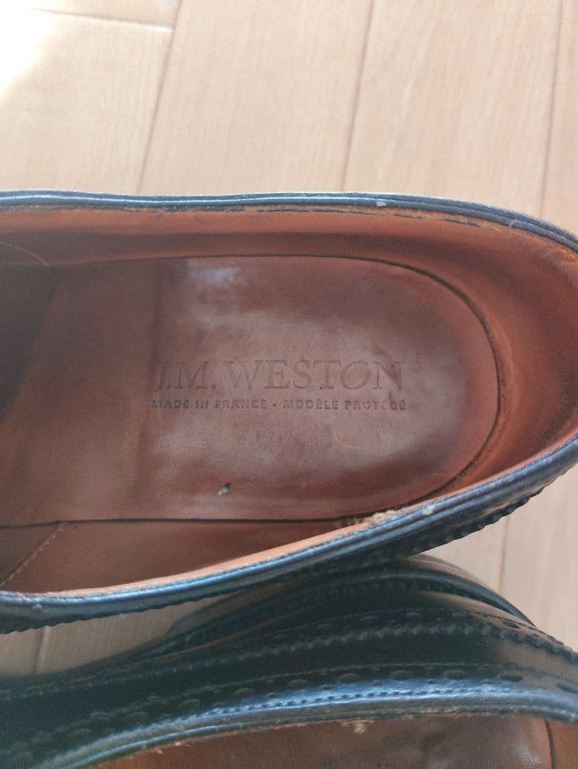 JM Weston 576 7.5E 7ハーフ ロングウイングチップ