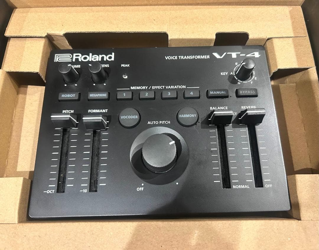 ROLAND VT4 ボーカル・エフェクター AT2020マイク