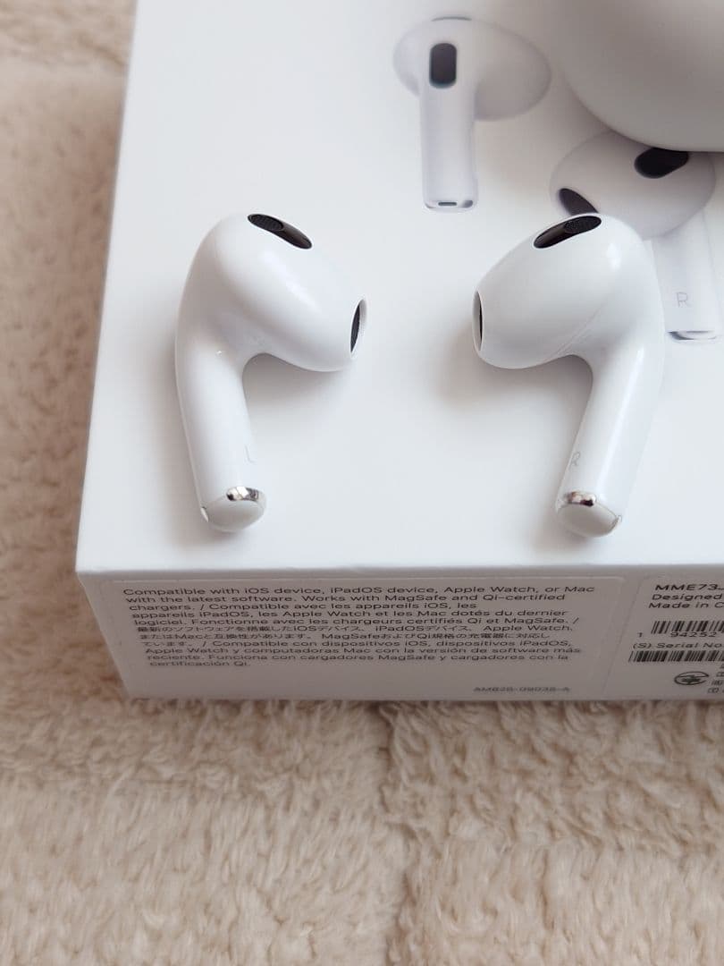 Apple AirPods (3rd) 本体 MME73J/A
