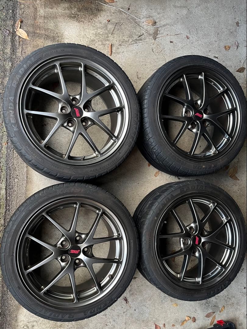 スバル wrx sti vab typeS 純正BBSホイール