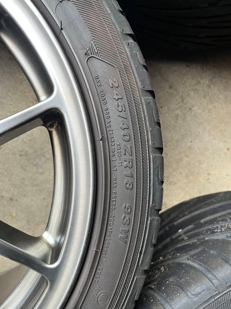 スバル wrx sti vab typeS 純正BBSホイール