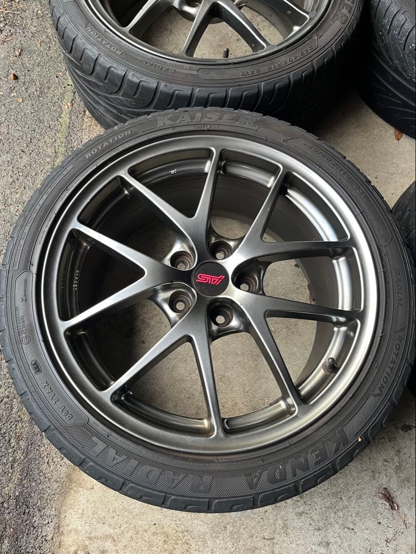 スバル wrx sti vab typeS 純正BBSホイール