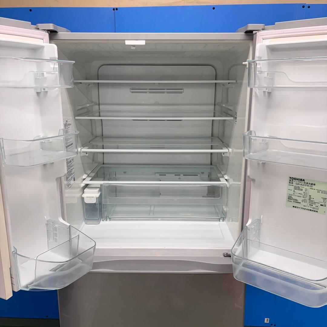 642 冷蔵庫　大型　6ドア　ファミリー向　400L〜500L 極美品　観音開き