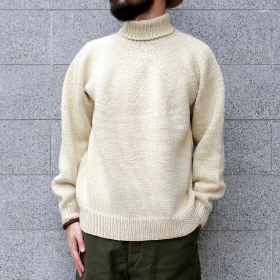 COMOLI コモリ ハンドタートルネックニット size2