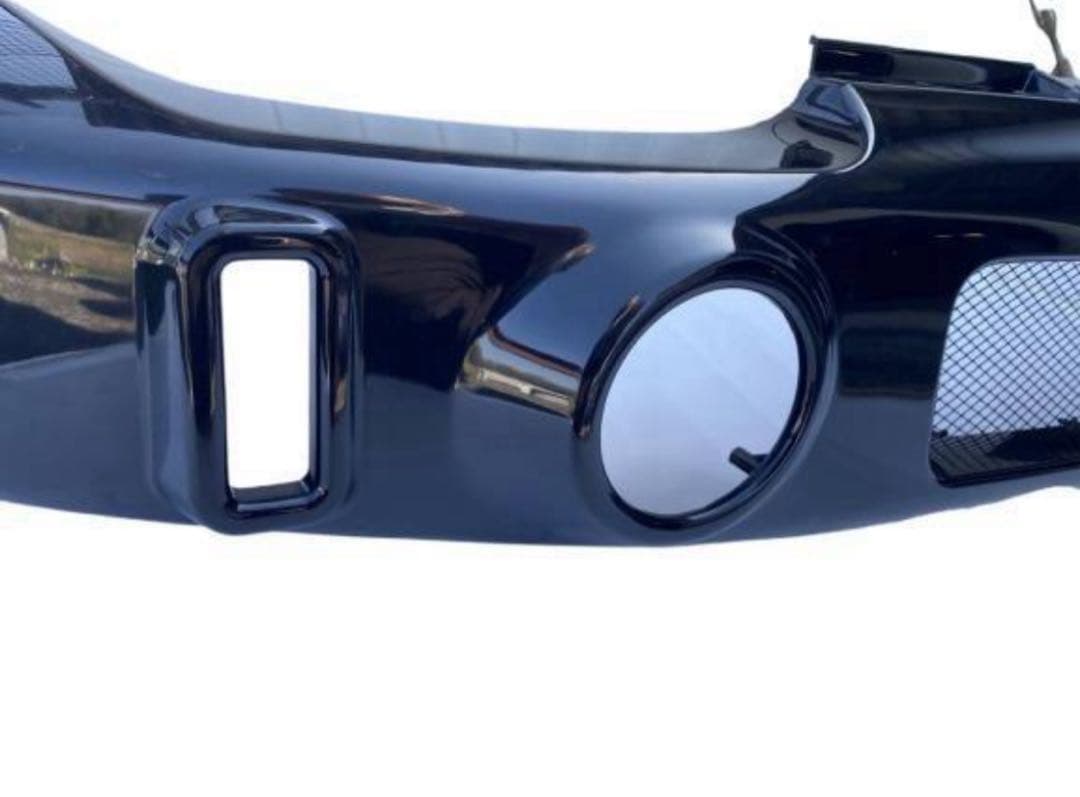 週末セール ！ JB23 ジムニー フロント バンパー LED付き メッシュ