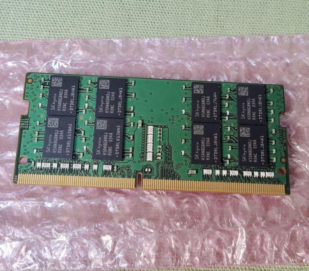 SK hynix 16GB 1枚 DDR4 3200MHzノート用メモリーi