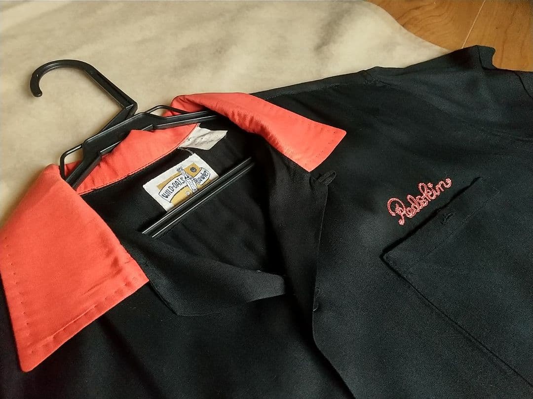 Indian Motorcycle 刺繍ボウリングシャツ