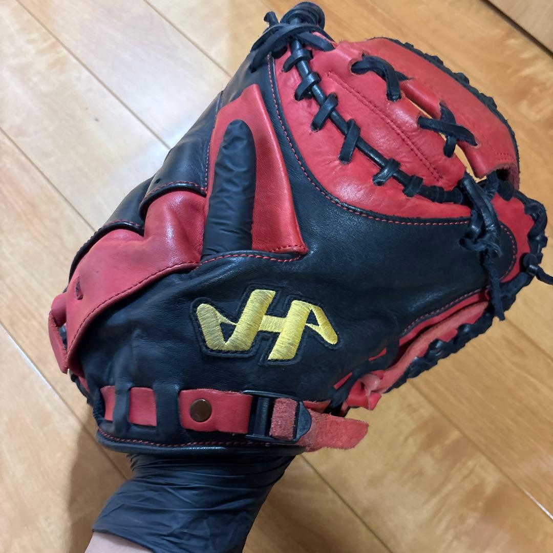ハタケヤマ　キャッチャーミット　即戦力　大人　軟式　捕手