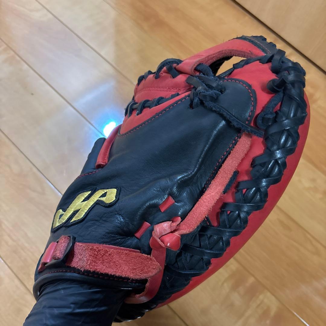 ハタケヤマ　キャッチャーミット　即戦力　大人　軟式　捕手