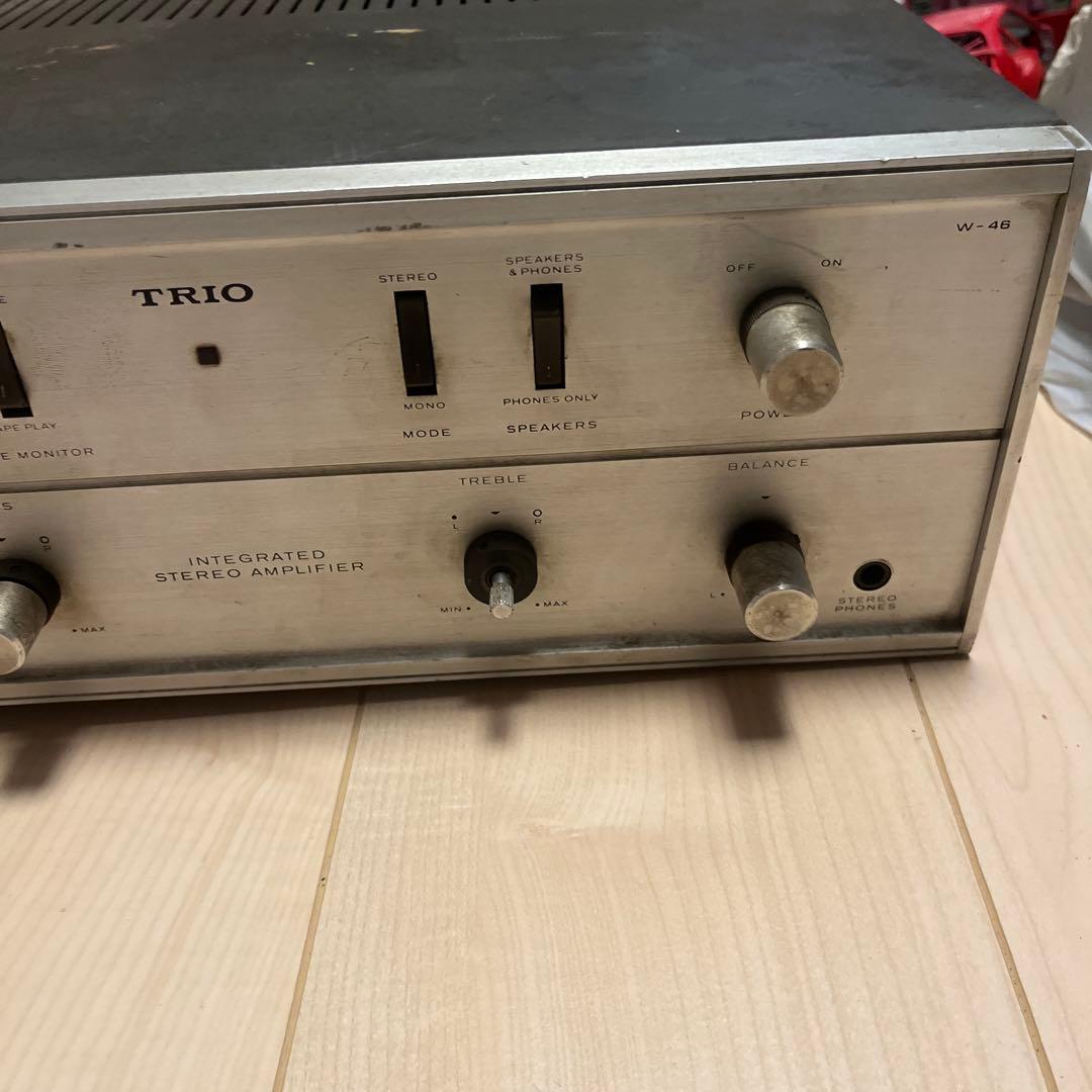 TRIO 真空管式プリメインアンプ W-46K ジャンク