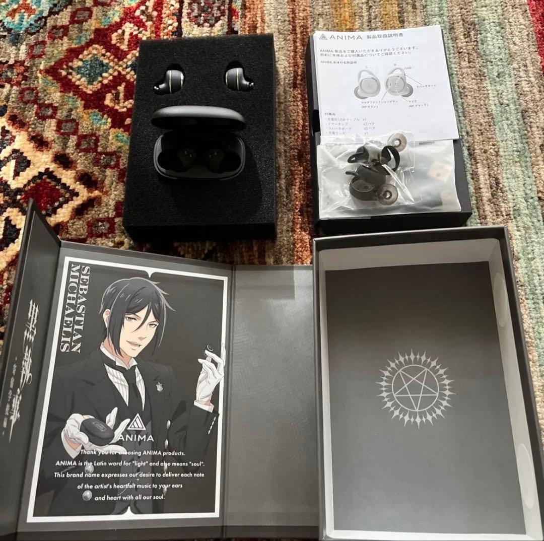 ワイヤレスイヤホン ANIMA 「黒執事」　 セバスチャン