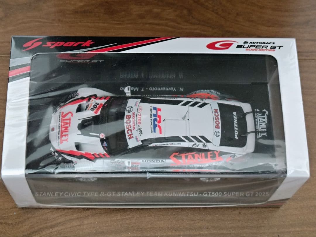 ミニカー Spark 1/43 STANLEY CIVIC TYPE R-GT 2025