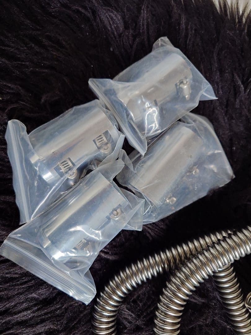 58-64 インパラ ヒーターホース ステンレス クロームエンド セット