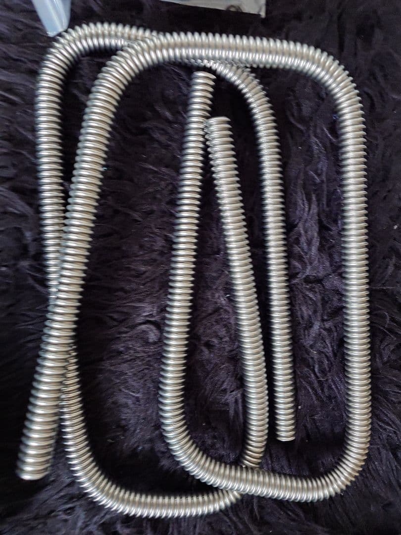 58-64 インパラ ヒーターホース ステンレス クロームエンド セット