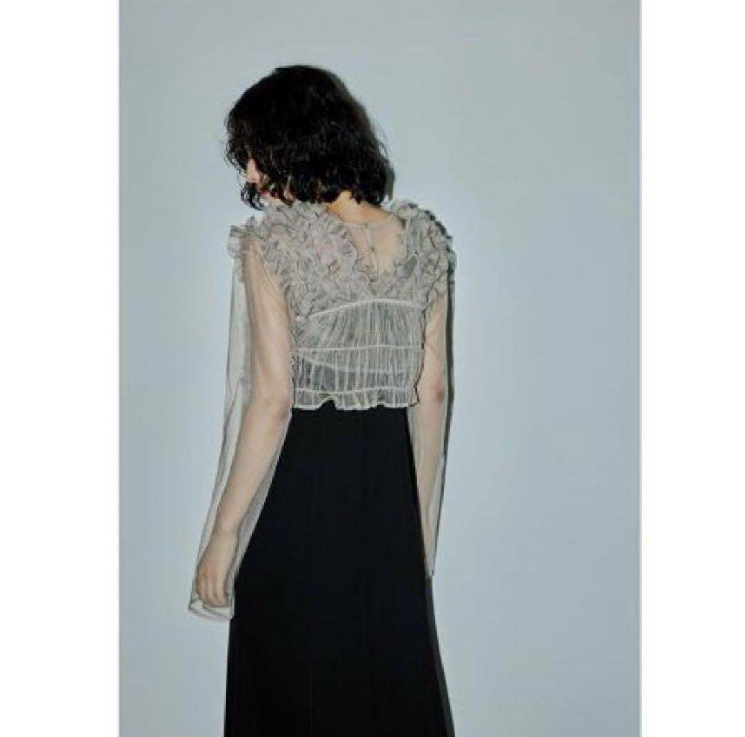 週末特価　niana 3点Many wayフリルドレス ボレロ ブラウス セット